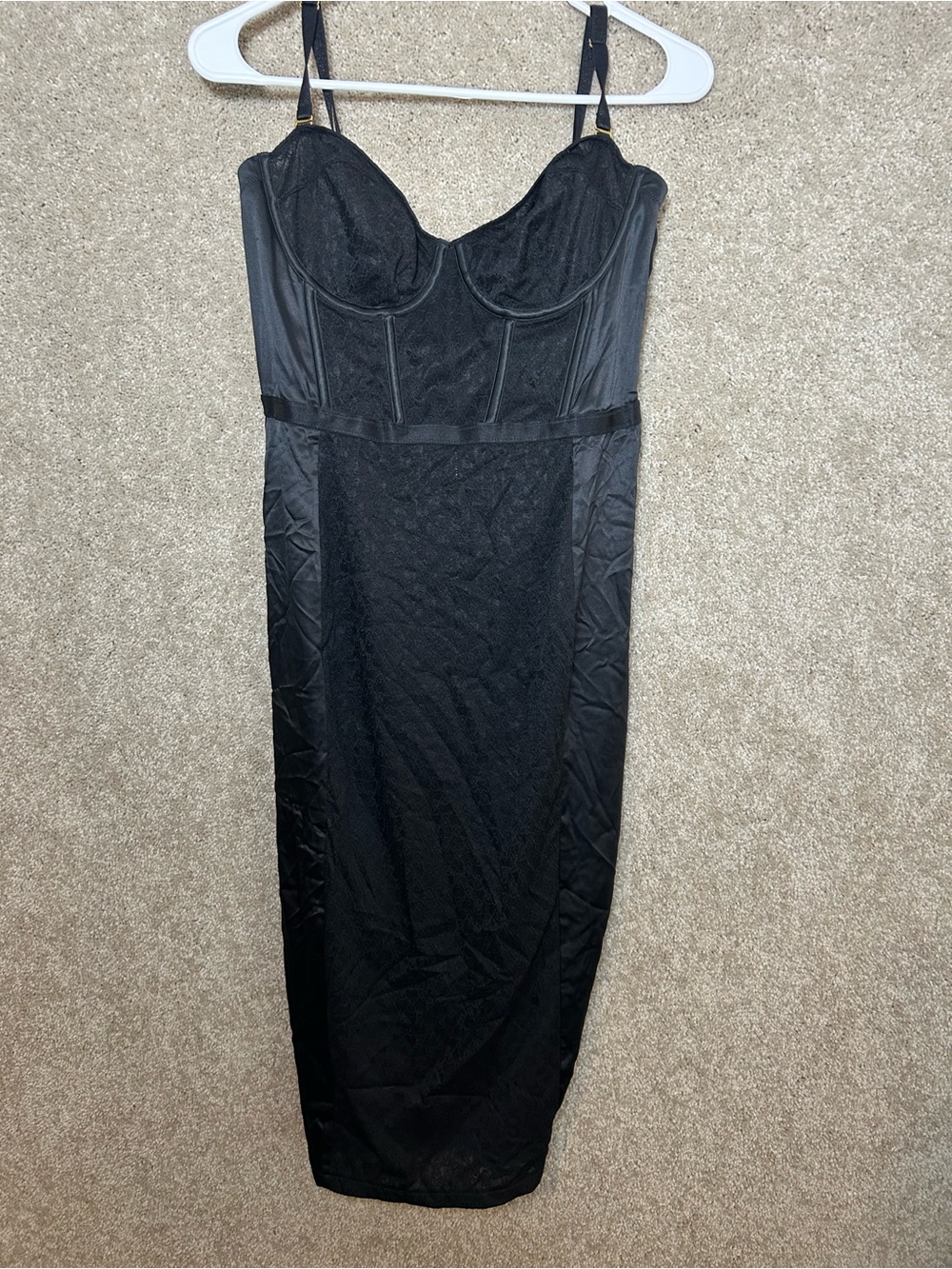 Victoria's Secret VS Archives  Corset Dress Size Large Black